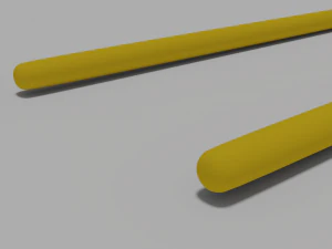 model of drum sticks 3D Model