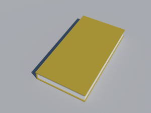 model of 3d book 3Dモデル