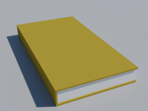 model of 3d book 3D Model