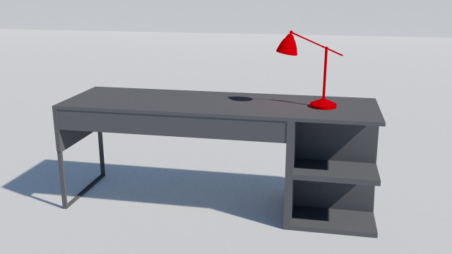 model of a desk with a lamp 3D मॉडल .c4d .max .obj .3ds .fbx .stl .blend 