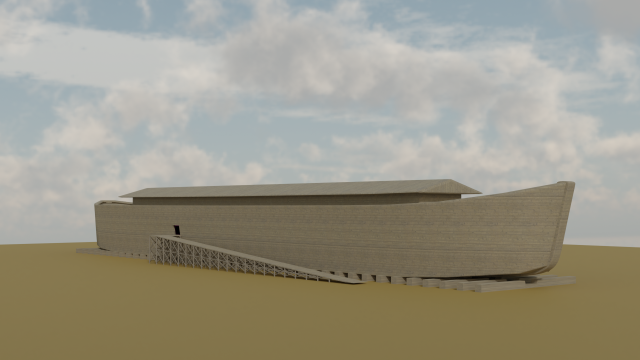 noahs ark 3D Model .c4d .max .obj .3ds .fbx .stl .blend 