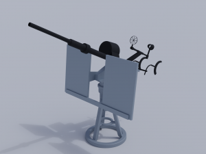 20mm anti-aircraft 3D Model