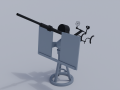 20mm Anti-Aircraft Gun 3D Model