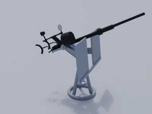 20mm anti-aircraft 3D Model