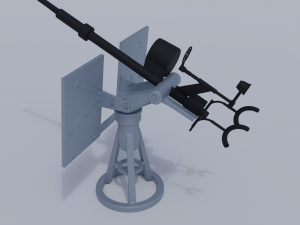 20mm anti-aircraft Modello 3D
