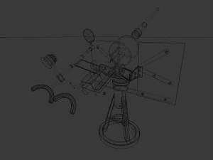 20mm anti-aircraft 3D Model