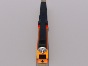 daylight steam locomotive train 3D 模型