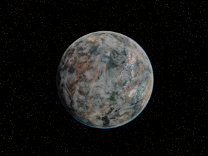 space hdr image of stars with planet CG Textures