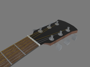 acoustic guitar 3D Model