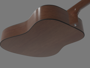 acoustic guitar 3D Model