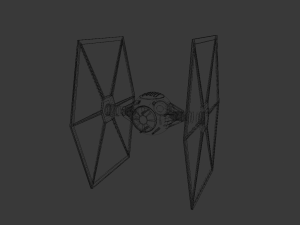 tie fighter 3D 模型