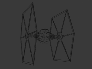 tie fighter 3D 模型