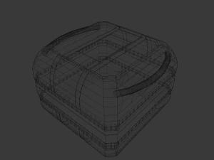 pack of sci-fi crates 3D Model