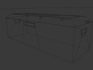 pack of sci-fi crates Modèle 3D