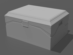 pack of sci-fi crates Modèle 3D