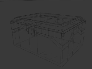 pack of sci-fi crates 3D Model