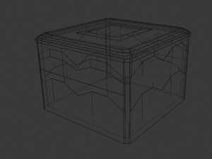 pack of sci-fi crates Modèle 3D