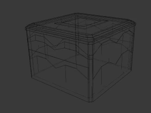 pack of sci-fi crates 3D Model