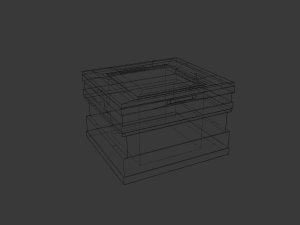 pack of sci-fi crates Modèle 3D