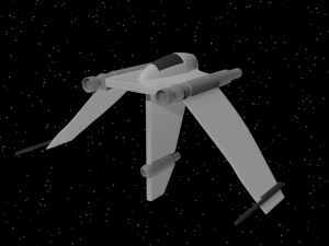 star wars - v-19 star fighter 3D Model