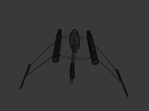 star wars - v-19 star fighter 3D Модель