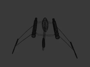 star wars - v-19 star fighter 3D Model