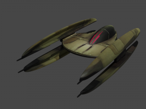 star wars - vulture droid 3D Model