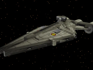 स्टार वार्स - रिपब्लिक लाइट क्रूजर 3D मॉडल