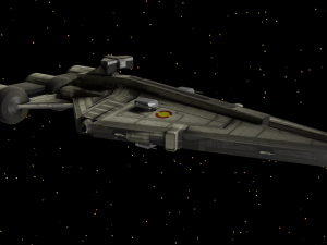 star wars - republic light cruiser 3D 模型