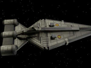 star wars - republic light cruiser 3D 模型