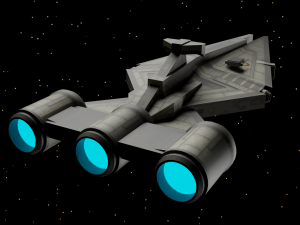 star wars - republic light cruiser 3D 模型