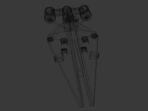 star wars - crucero ligero rep&uacute;blica Modelo 3D