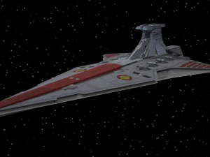 星球大战 - 维纳特巡洋舰 3D 模型