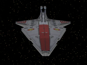 star wars - venator cruiser 3D Model