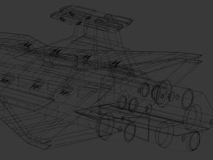 star wars - venator cruiser 3D Model