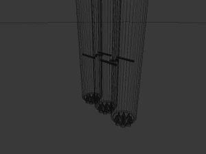 falcon heavy rocket 3D Model
