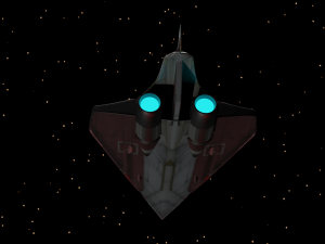 star wars - delta 7 jedi fighter 3D Model