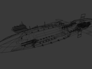 star wars - separatist cruiser 3D Model