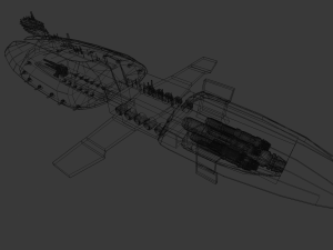star wars - separatist cruiser 3D Model