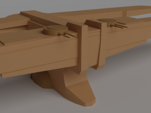 star wars - droid landing craft 3D Modell