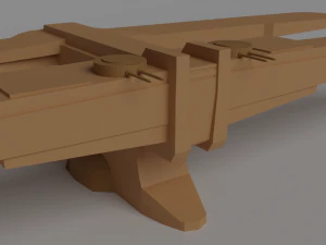star wars - droid landing craft 3D Model