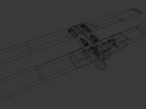 star wars - droid landing craft 3D Modell