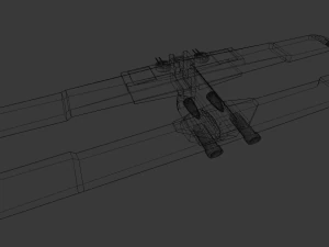 star wars - droid landing craft 3D Model