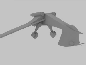 star wars - pembawa transportasi serangan ketinggian rendah Model 3D