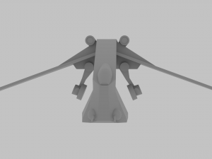 star wars - low altitude assault transport carrier Model 3D