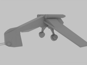 star wars - low altitude assault transport carrier Model 3D