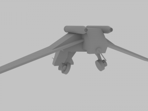 star wars - low altitude assault transport carrier Model 3D