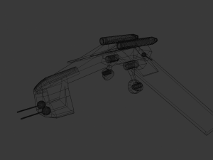 star wars - low altitude assault transport carrier Model 3D
