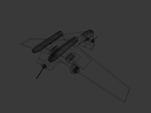 star wars - low altitude assault transport carrier Model 3D