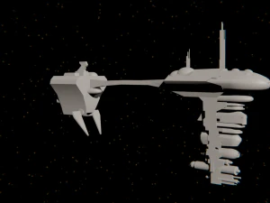 star wars - rebel cruiser 3D Model